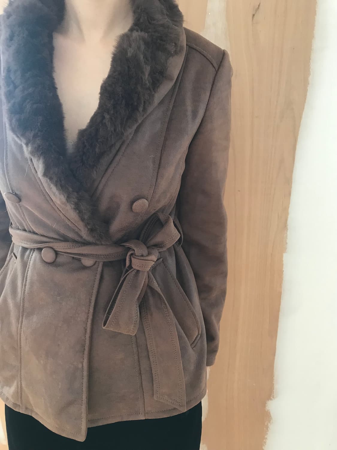vintage button fur jacket 상품이미지8