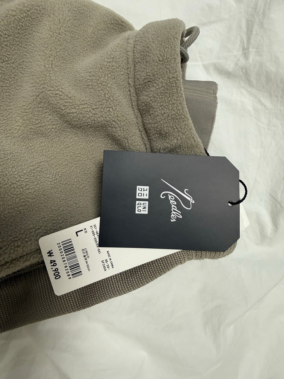 유니클로x니들스 베이지 팬츠 L 상품이미지1