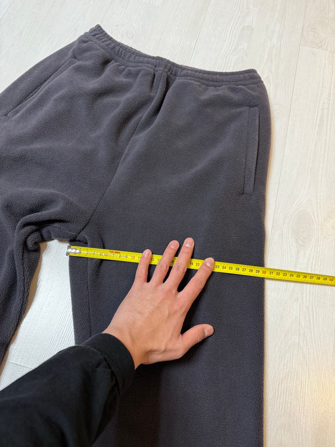 이지 차콜 플리스팬츠 s 상품이미지5