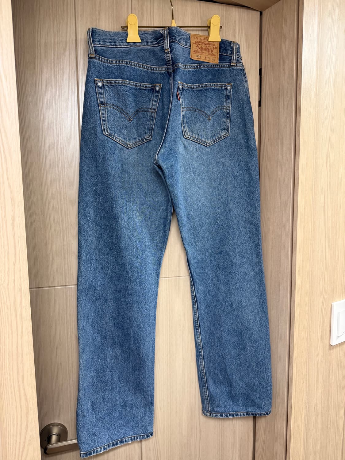 리바이스 501 중청 데님 상품이미지4