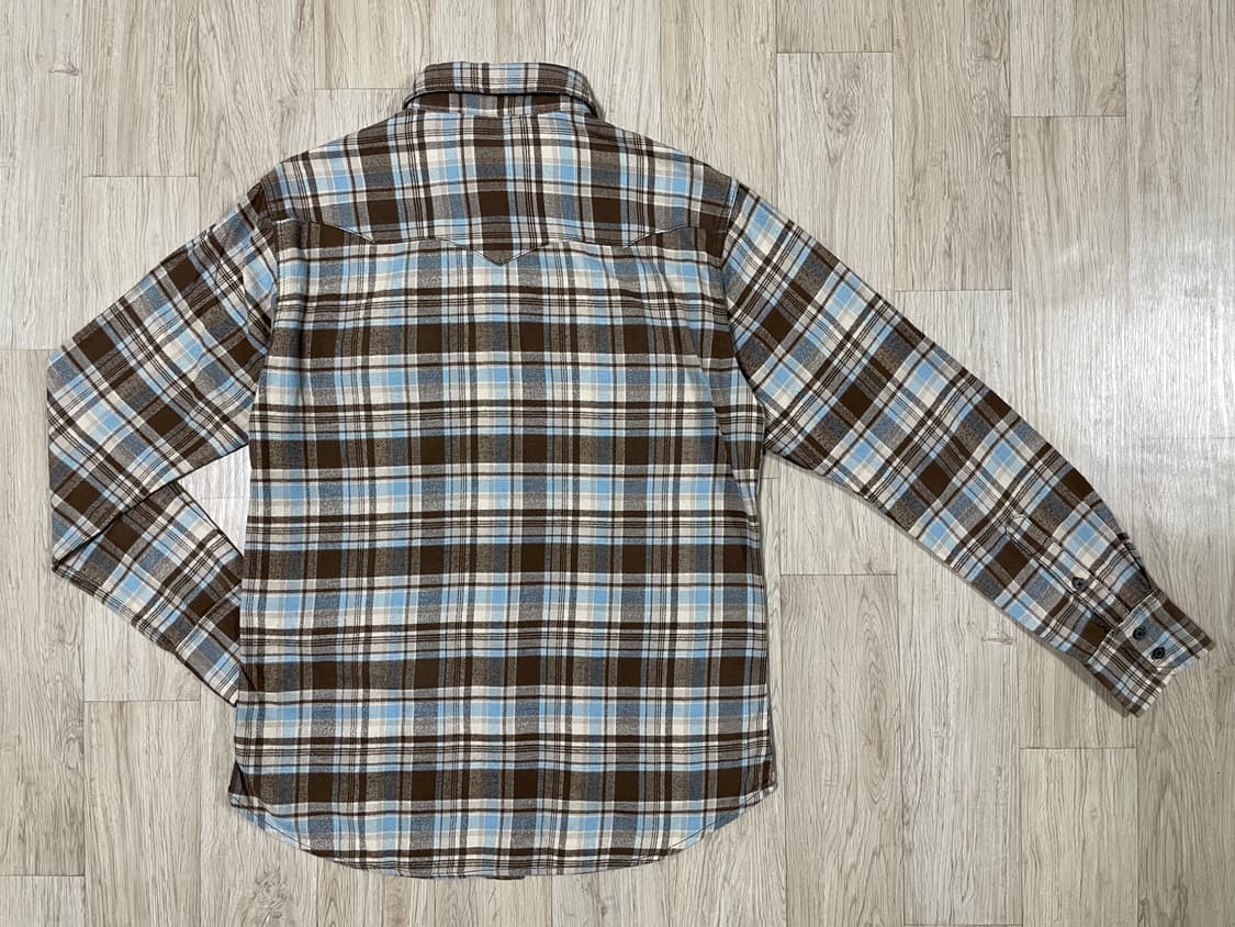 95) 70's 복각 랭글러 재팬 플란넬 웨스턴 셔츠(RRL&LVC&폴로 상품이미지2