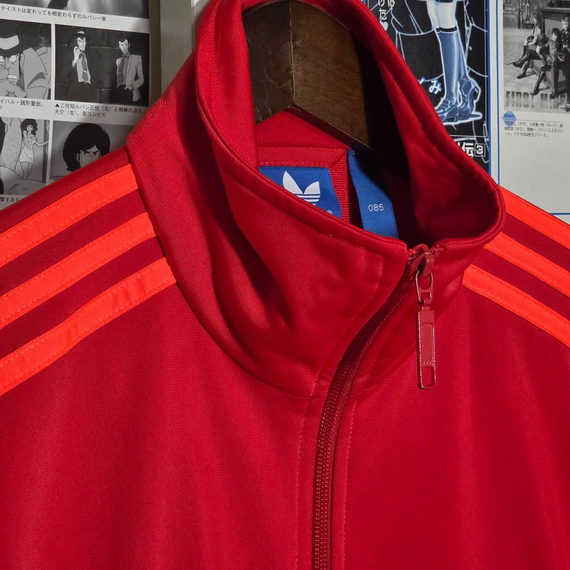 아디다스 파이어버드 레드 오렌지 져지 트랙탑 상품이미지3