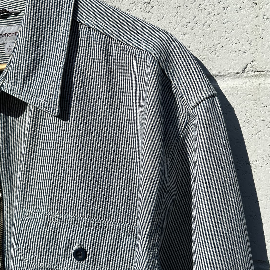 [115] 칼하트 히코리 하프집업 워크 셔츠 상품이미지3