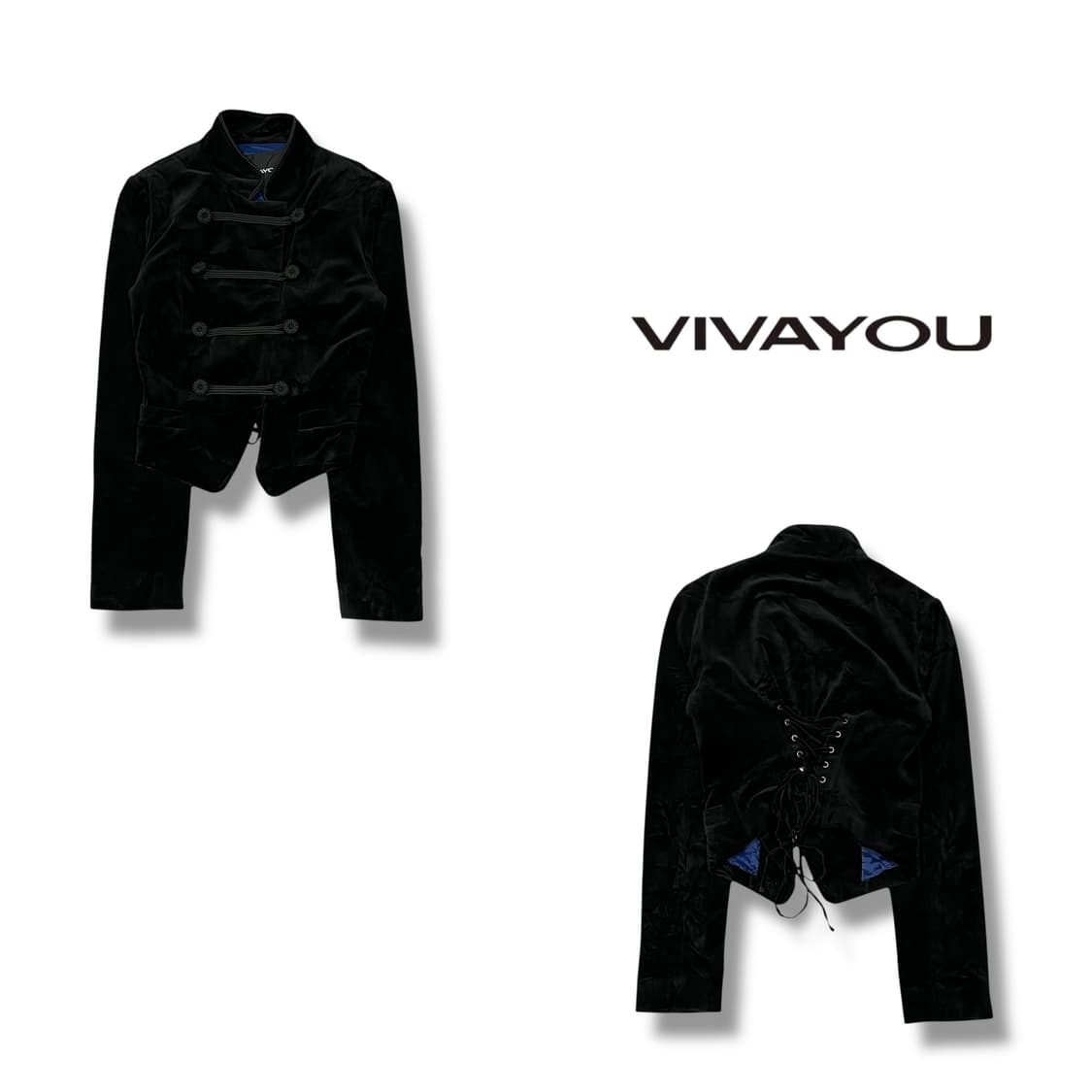  Vivayou 벨벳 쿵후 자켓 y14257 상품이미지1