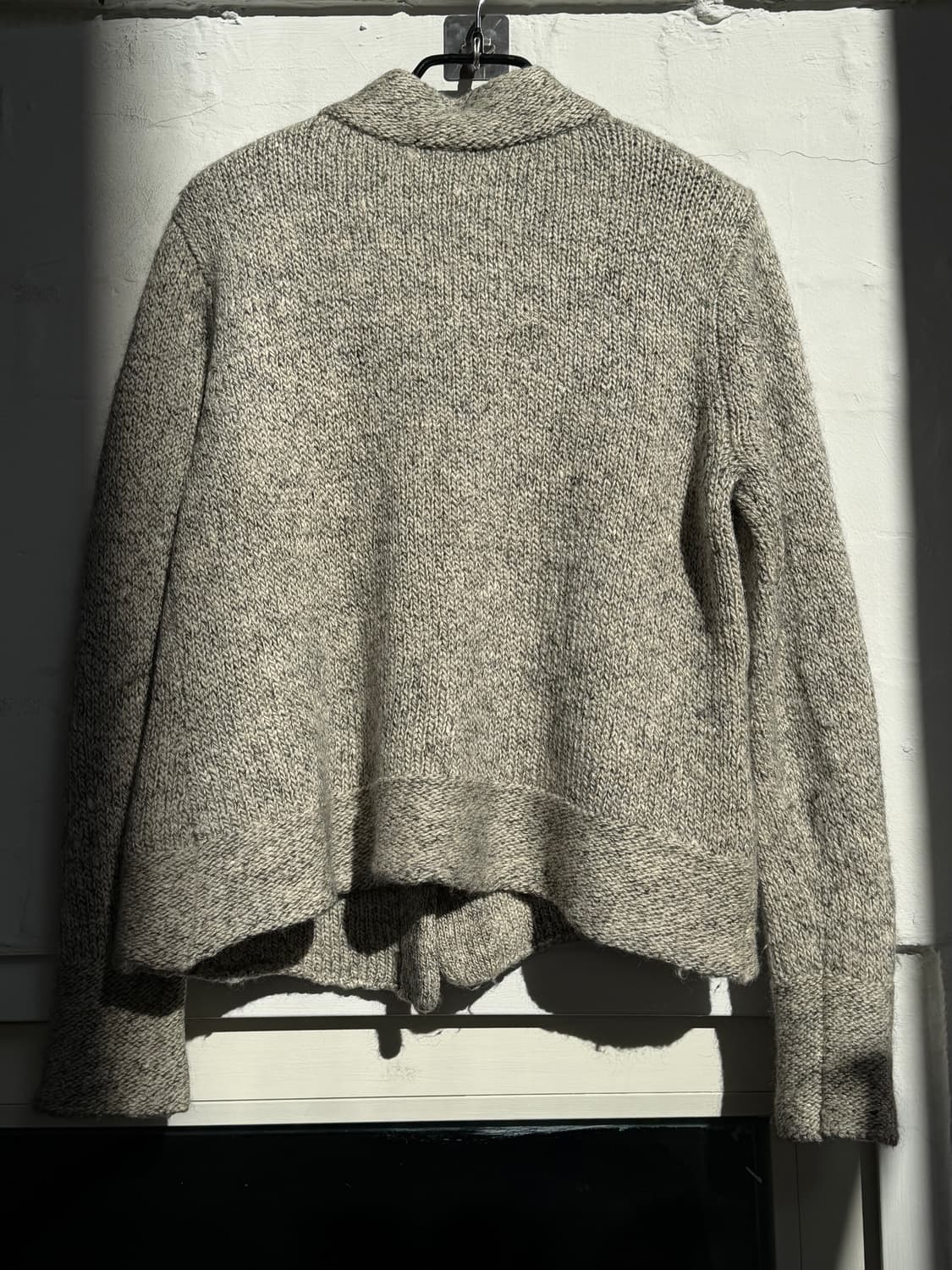 Caravan 울 실크 블렌드 언발란스 니트 가디건 11R 상품이미지7