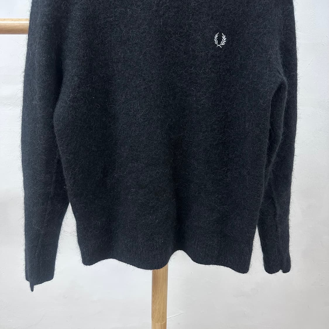 프레드페리 울 알파카 라운드 니트 스웨터 L사이즈 J29 상품이미지3