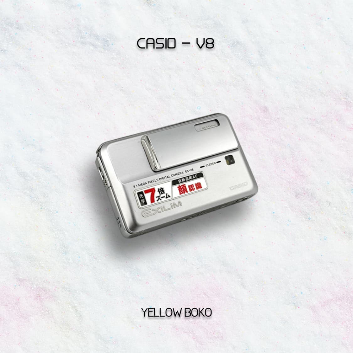 [🍀데일리] 카시오 CASIO 엑슬림 EX-V8 레트로 디지털 카메라 상품이미지1