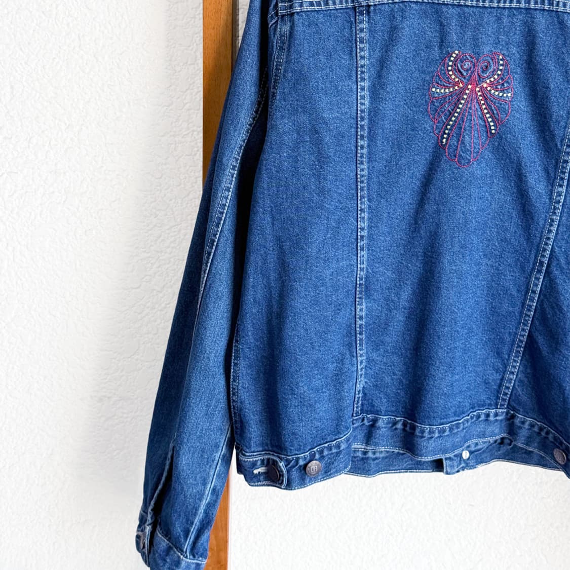 리본 자수 데님 자켓 상품이미지9