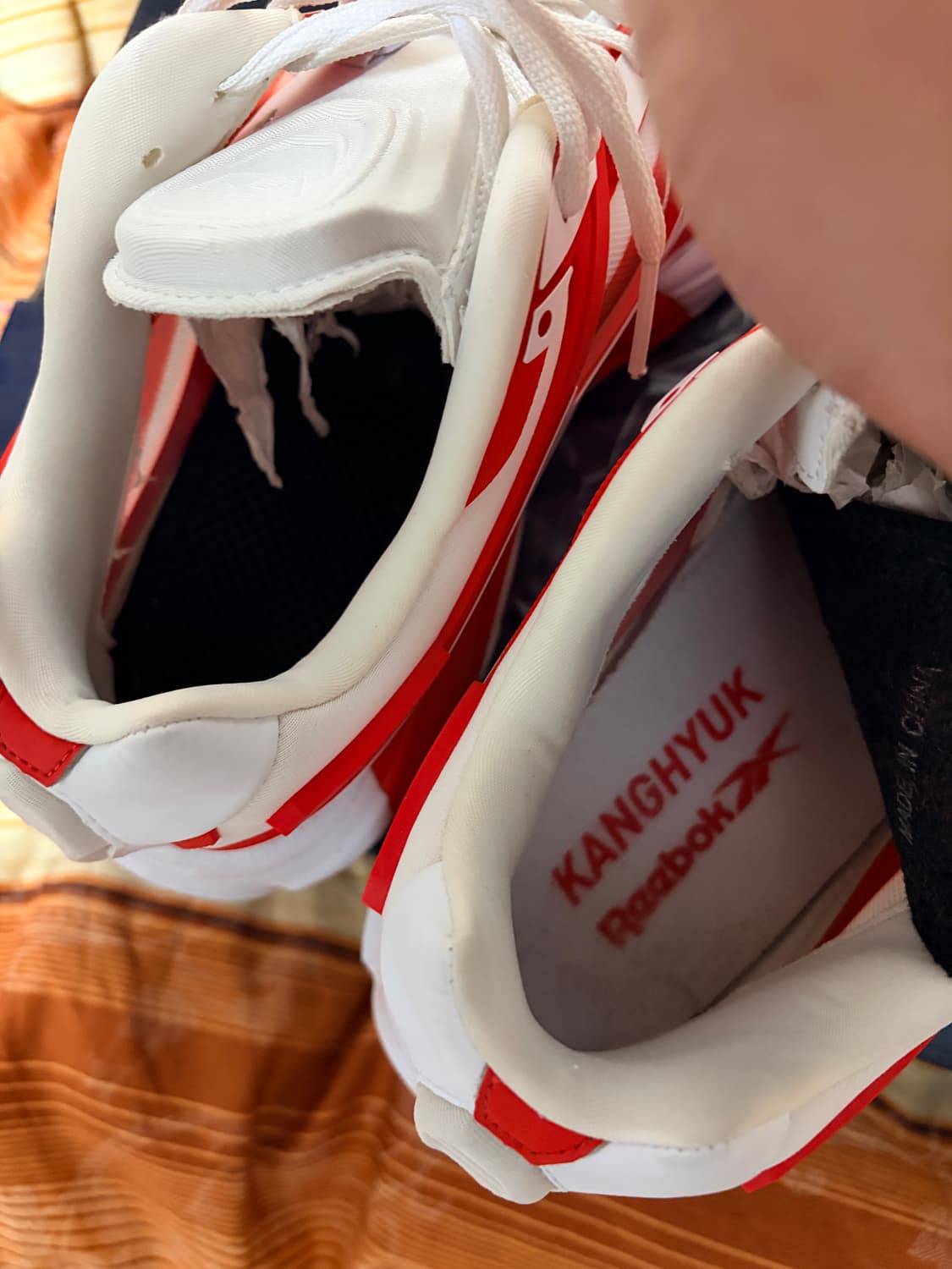 리복X강혁 프리미어 로드 모던 화이트 레드 (280) 상품이미지1