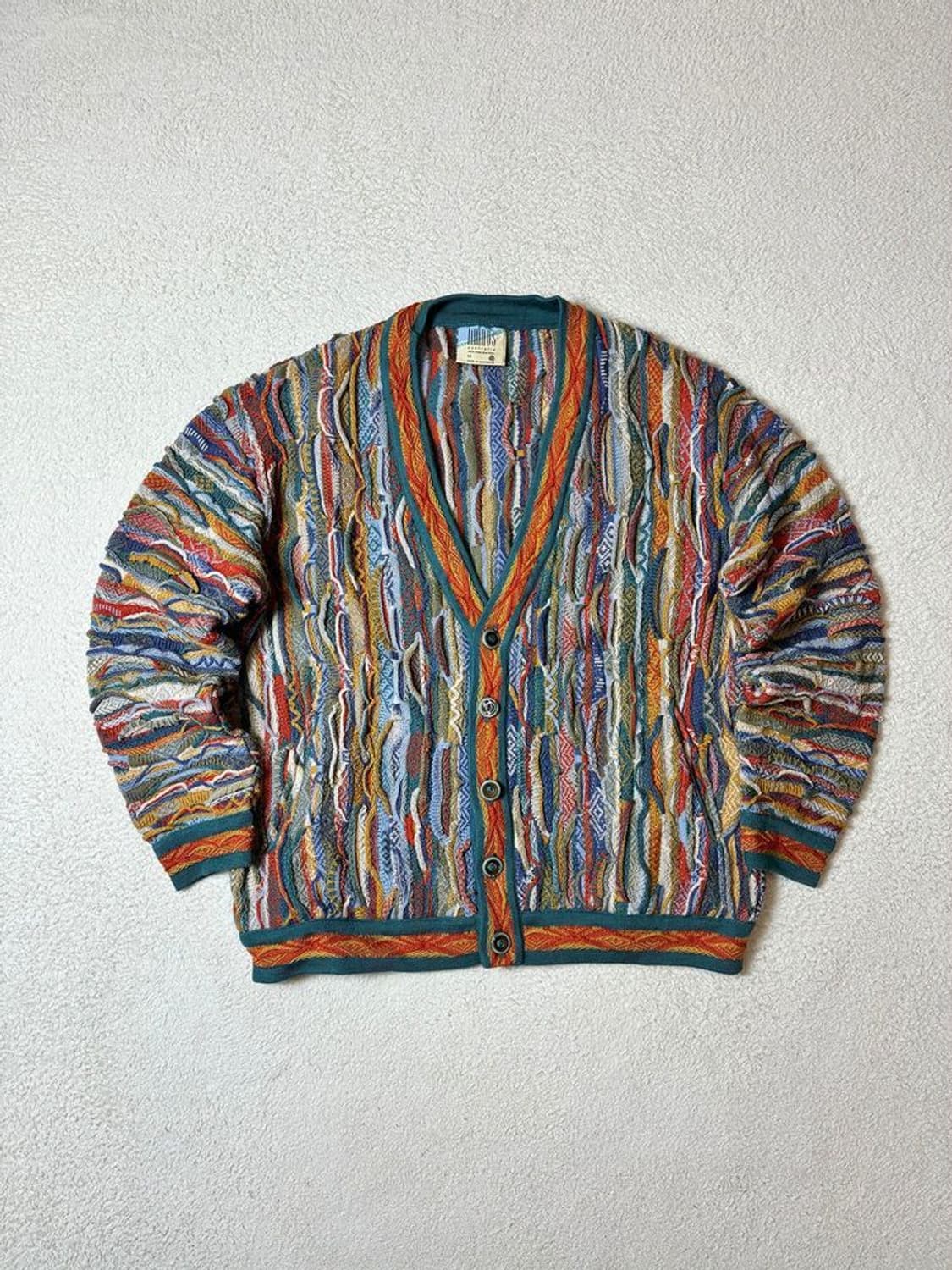 림노스 90's 3D 케이블 크롭 울 니트 가디건 PN6981 상품이미지1