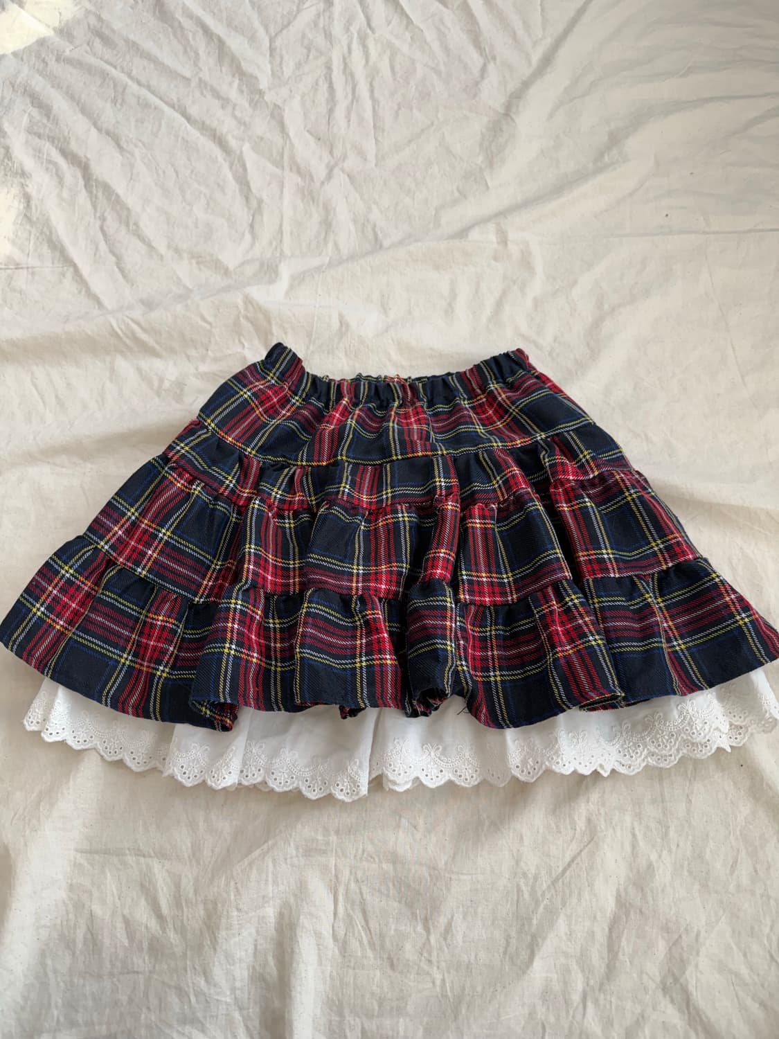 캐캐체 펑크 체크 캉캉 미니스커트 상품이미지1