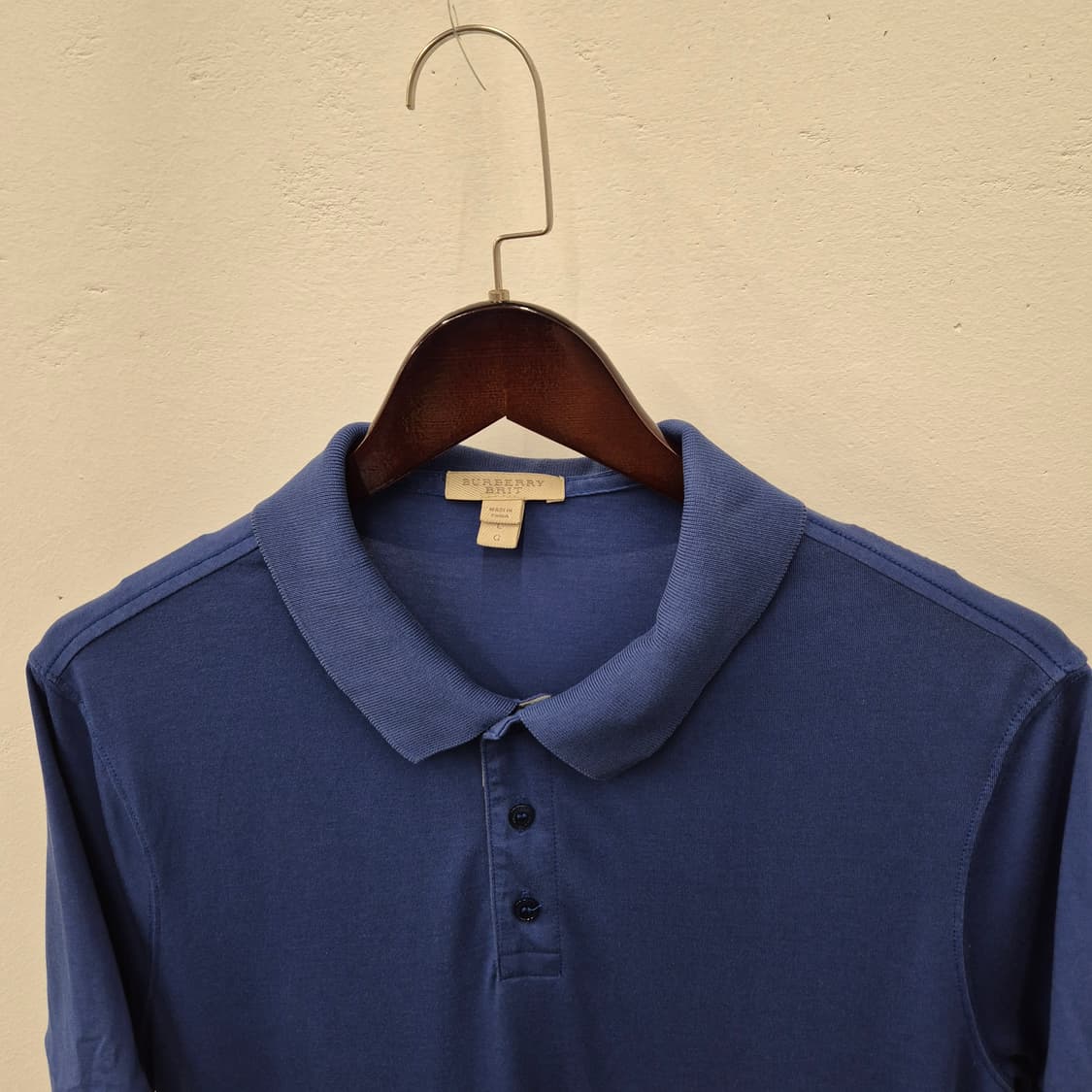 버버리 노바 체크 카라 반팔 L 상품이미지2