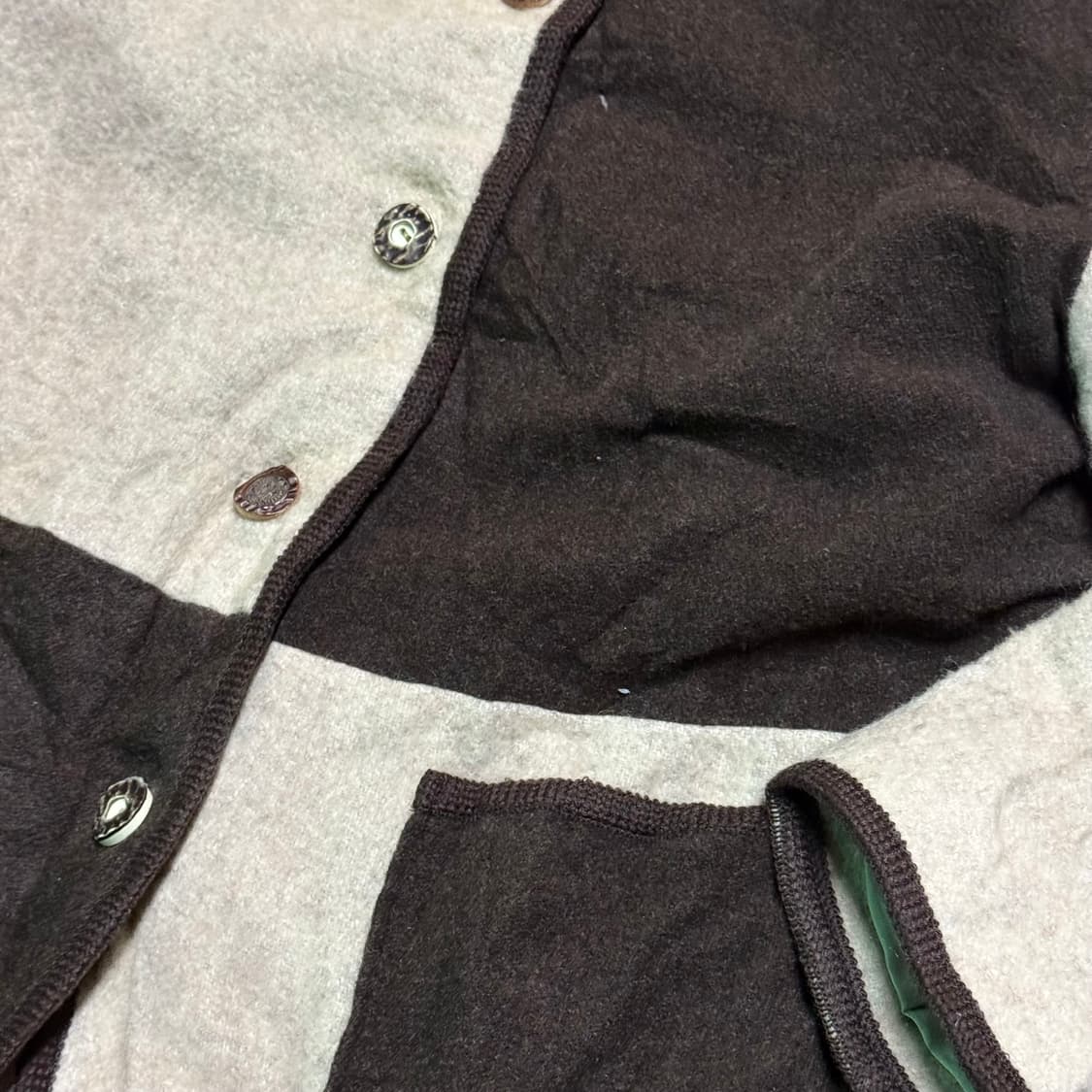 60-70's 빈티지 티롤리안 가디건 100-105 상품이미지3