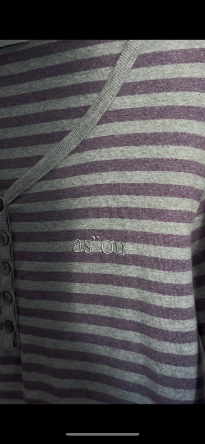 애즈온 스트라이프 긴팔 상품이미지1