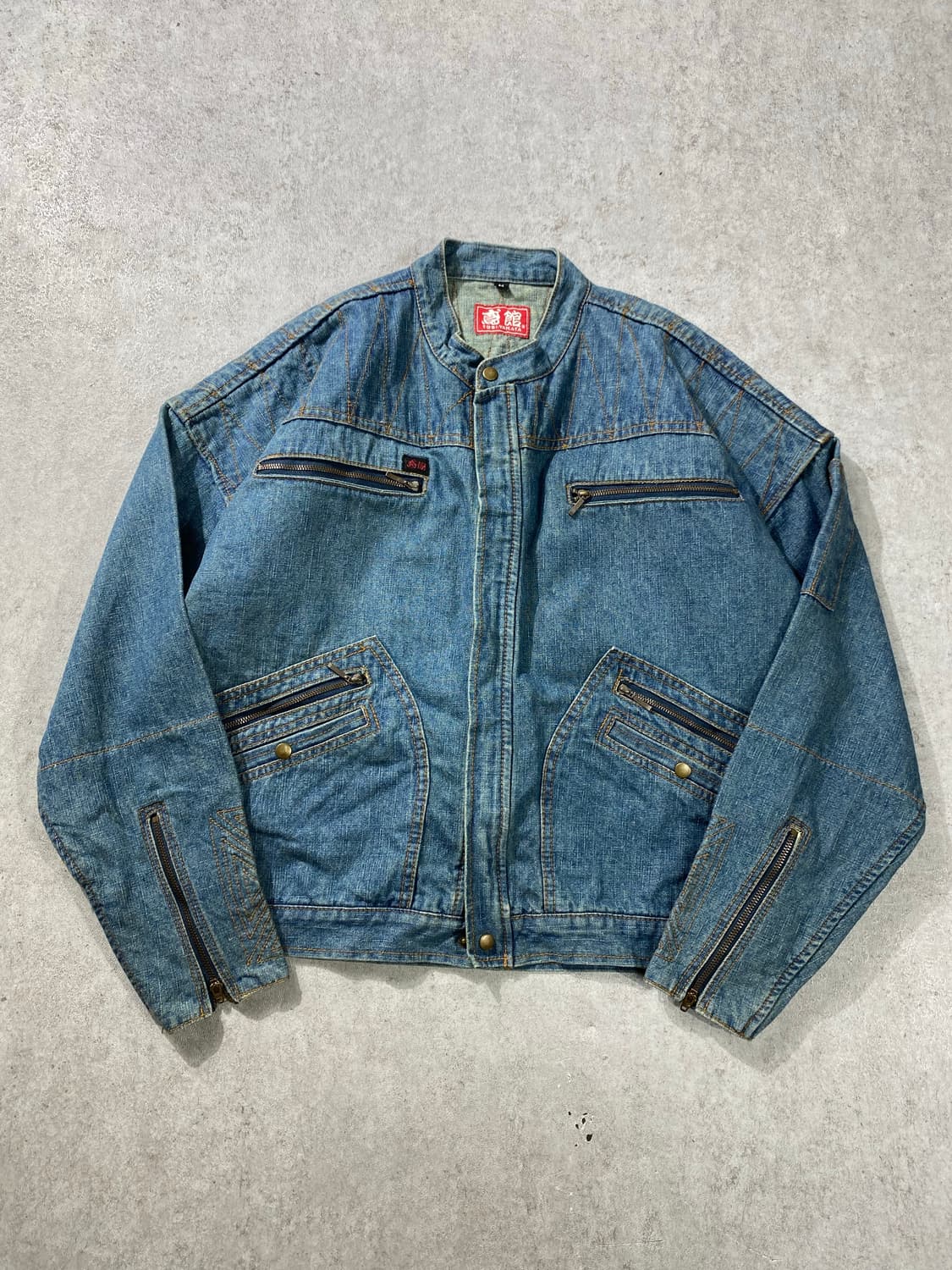 [M] 90s TOBI-YAKATA 크롭 데님 워크자켓 상품이미지3