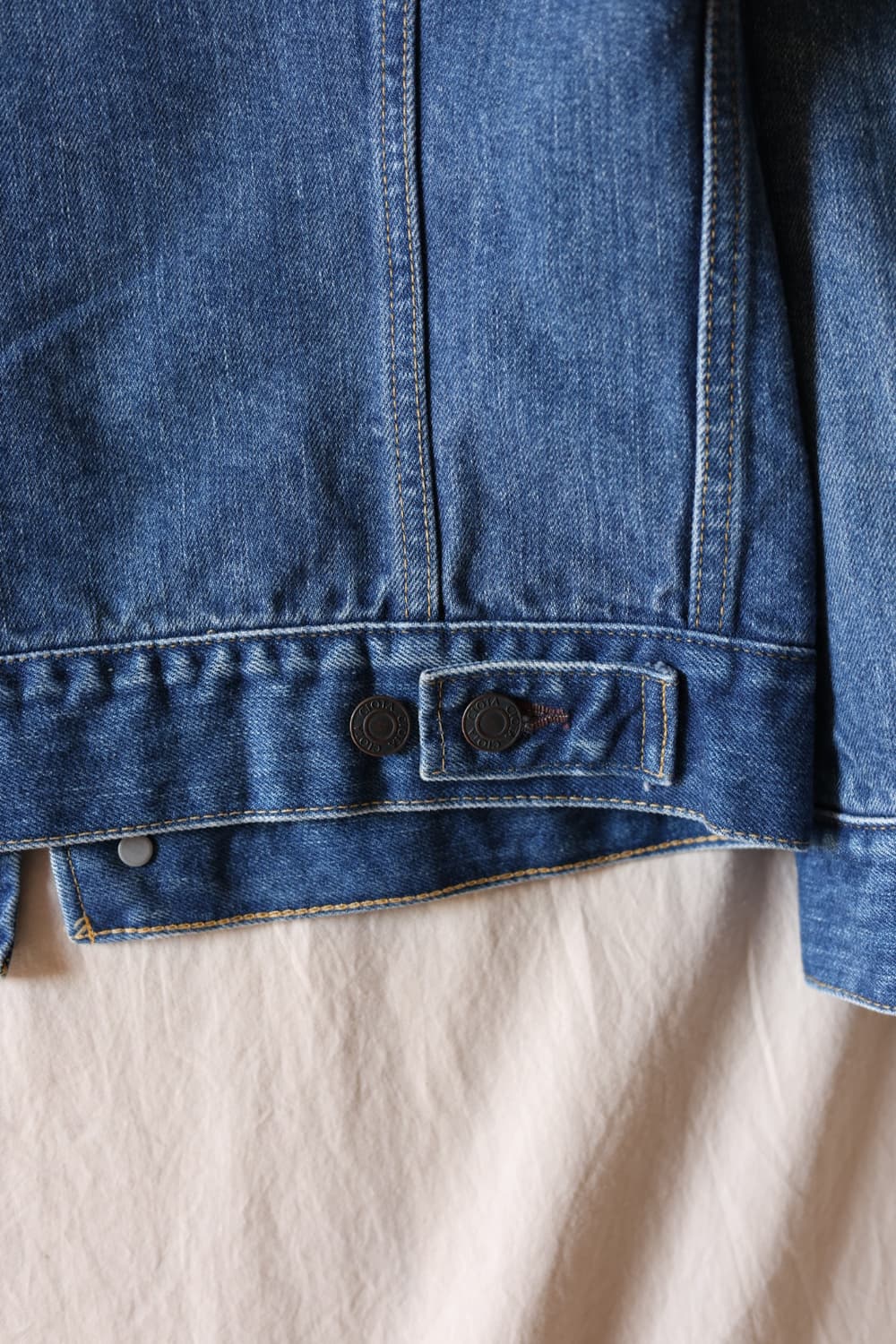 시오타 수빈 코튼 타입3 데님 트러커 자켓  상품이미지7