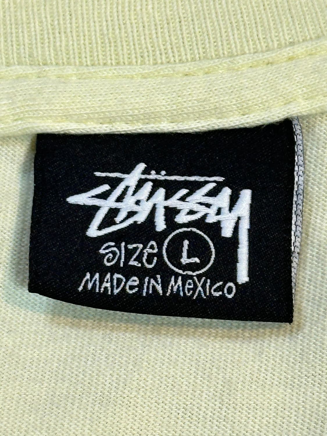 스투시 STUSSY 데저트 블룸 반팔 티셔츠 페일 옐로우 상품이미지8