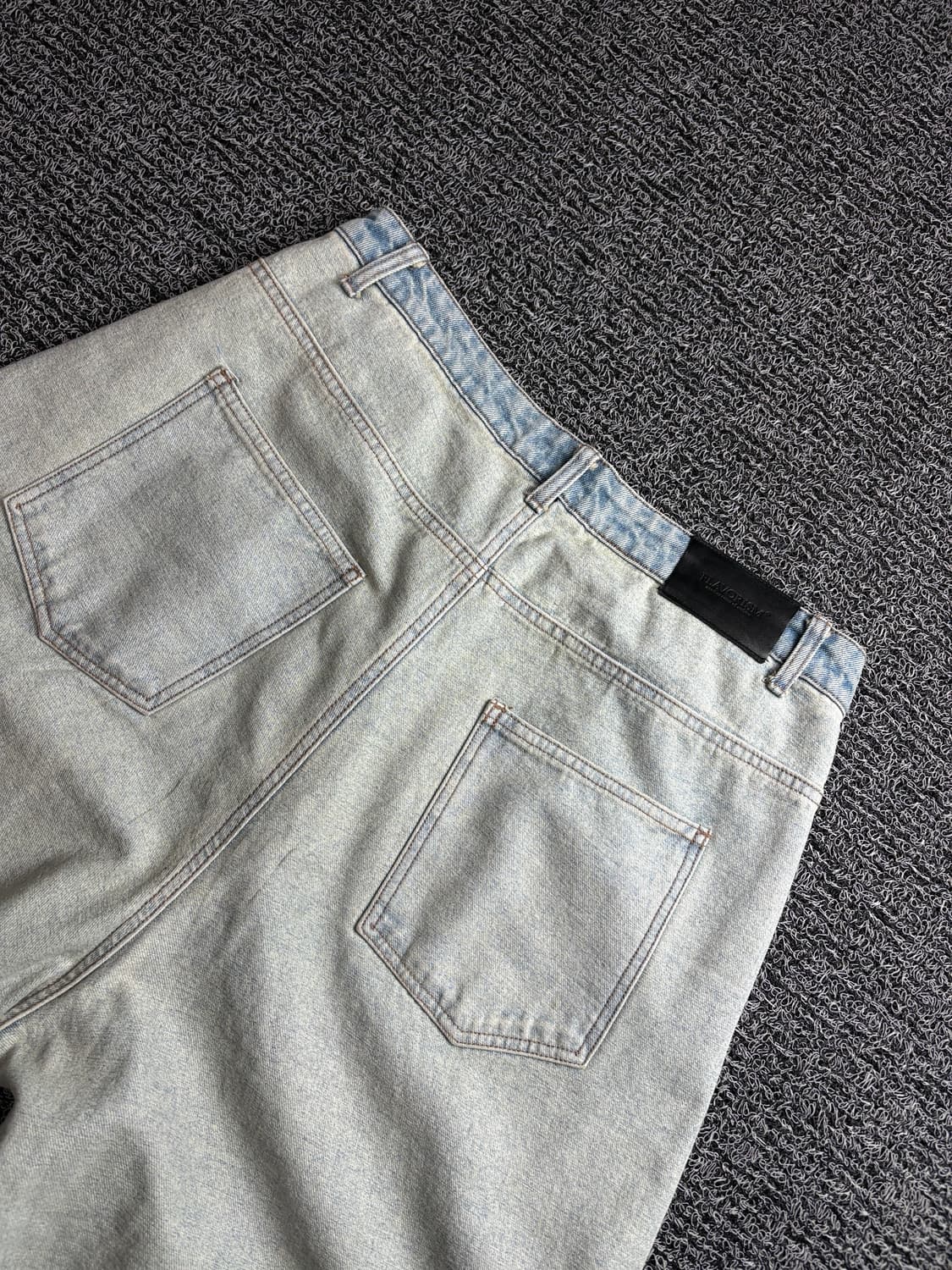 플레이버리즘 인사이드 아웃 와이드 데님 팬츠 3755 상품이미지5