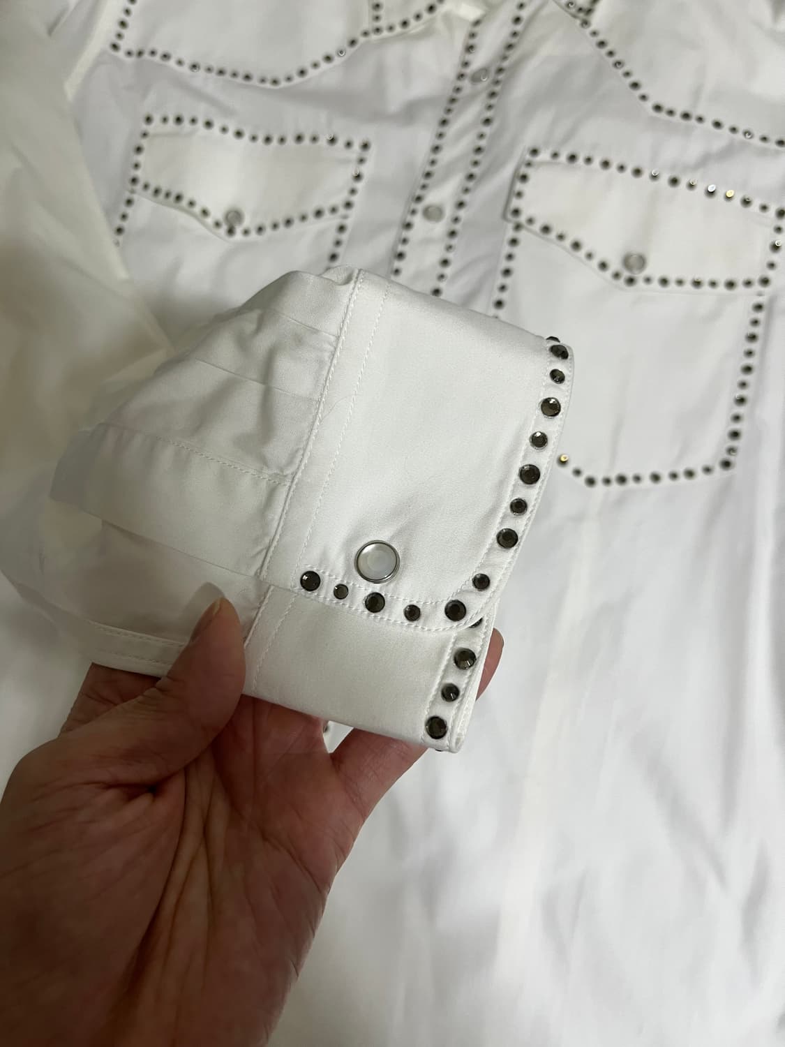 드리스반노튼 스터드 웨스턴 셔츠 상품이미지4