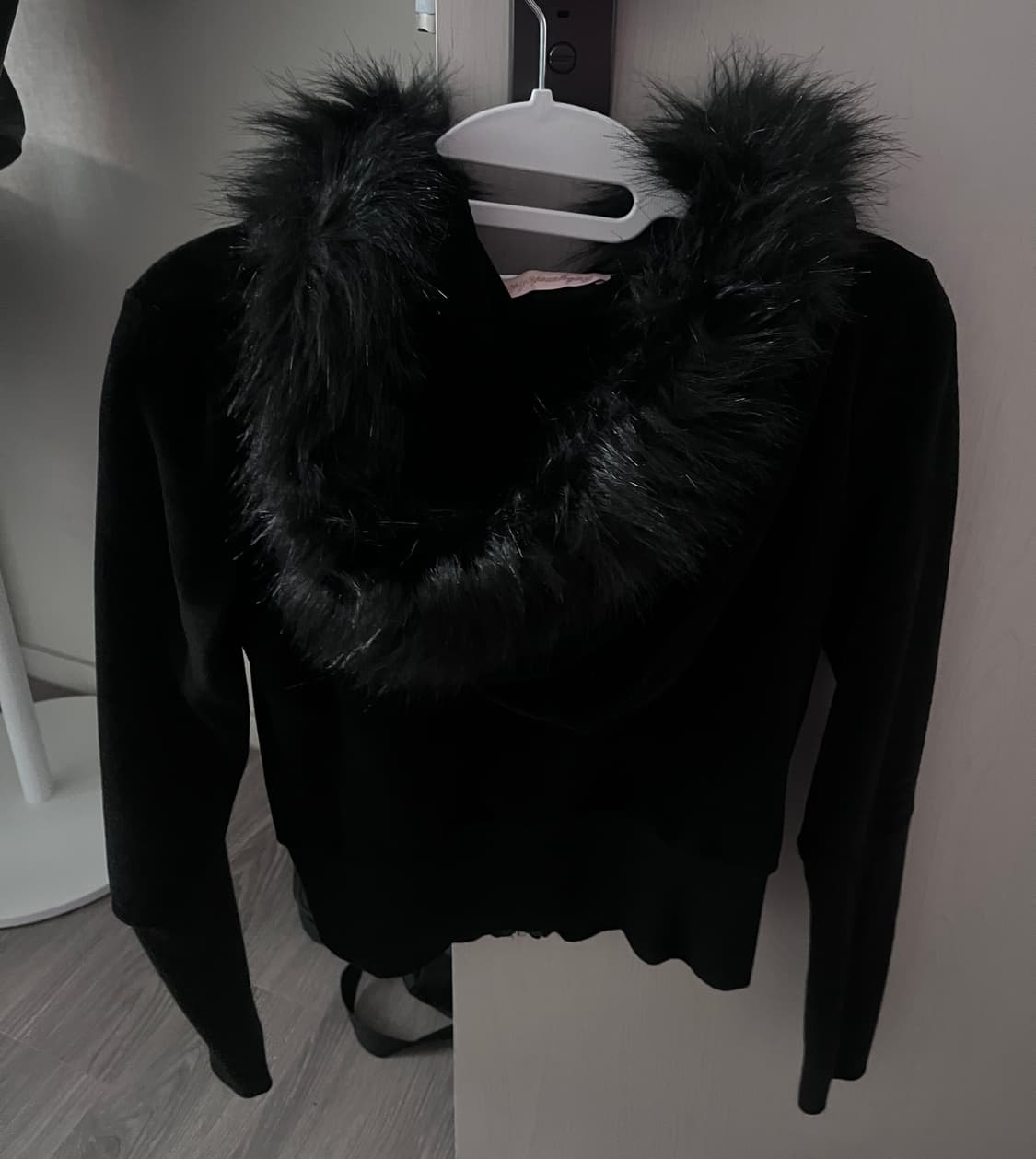 베이비메탈클럽 글램퍼 후드집업 Glam fur velour hood 상품이미지3