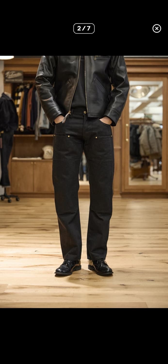 (교환)트로피클로딩 1908 블랙키 더블니 32->33,34 상품이미지1