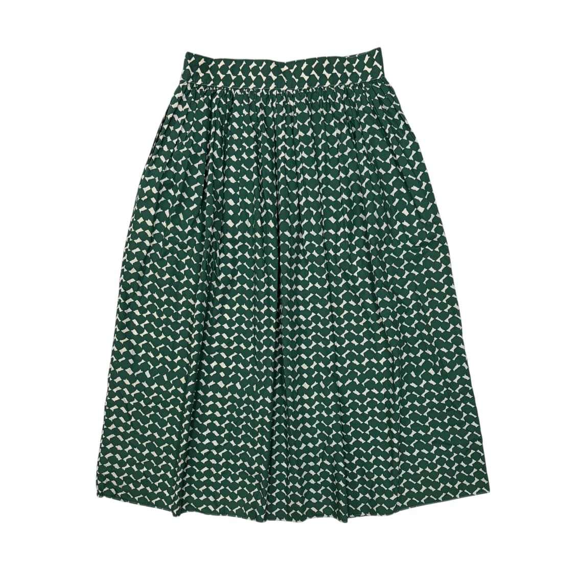 COS 코스 그린 패턴 스커트 38 상품이미지3