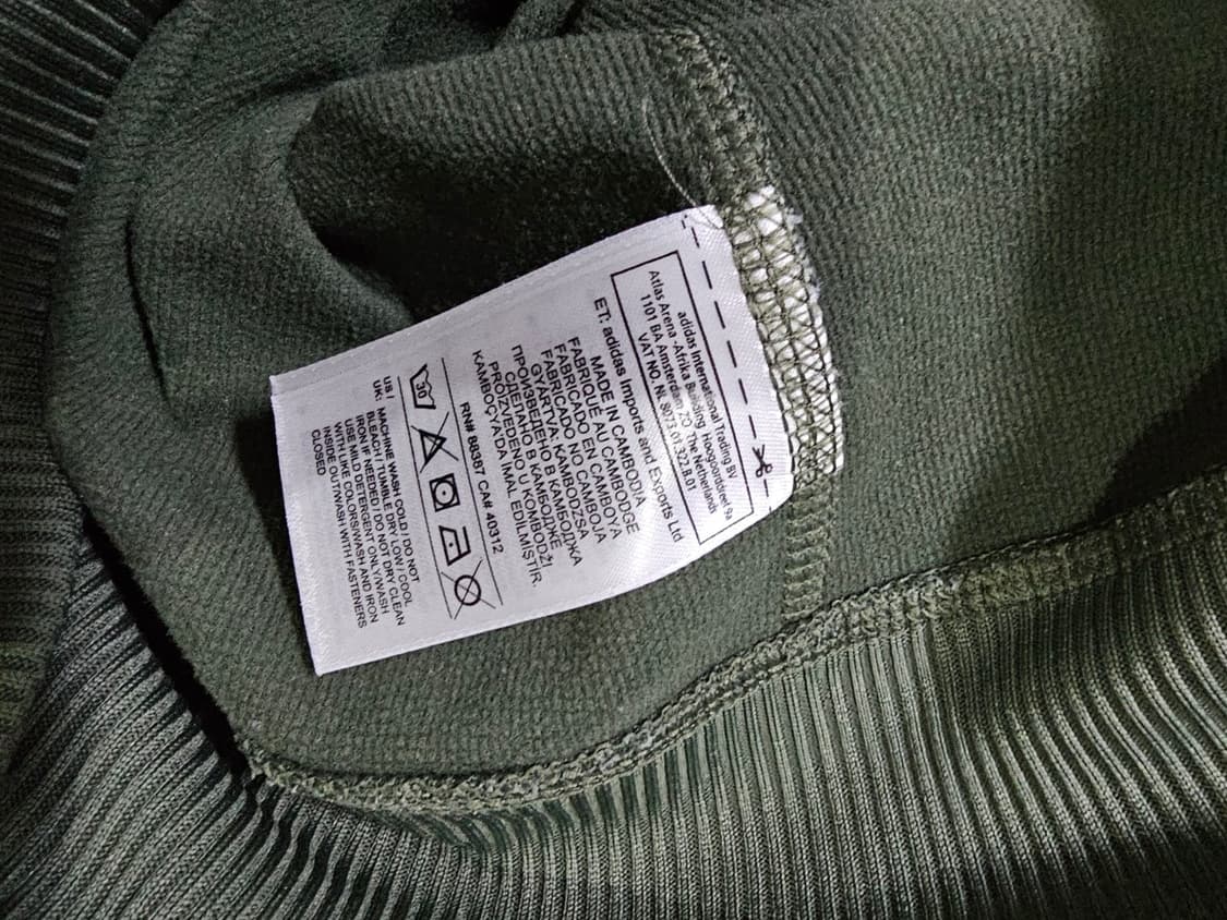 아디다스 독일 카키 트랙탑 져지집업 90~95 / S~M 상품이미지6