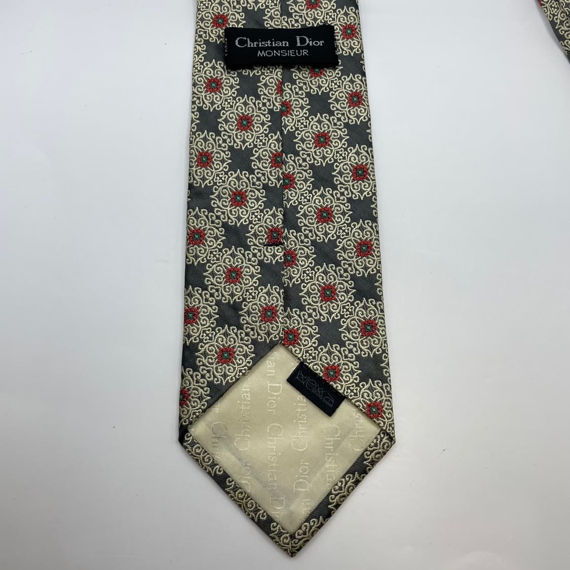 364) (Christian DIOR) 크리스찬 디올 패턴 넥타이 상품이미지2