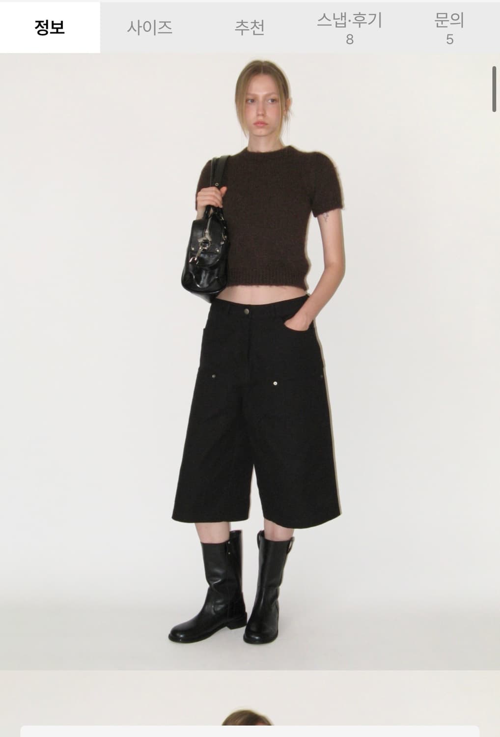 썬번프로젝트 레이스 버뮤다 팬츠 상품이미지1