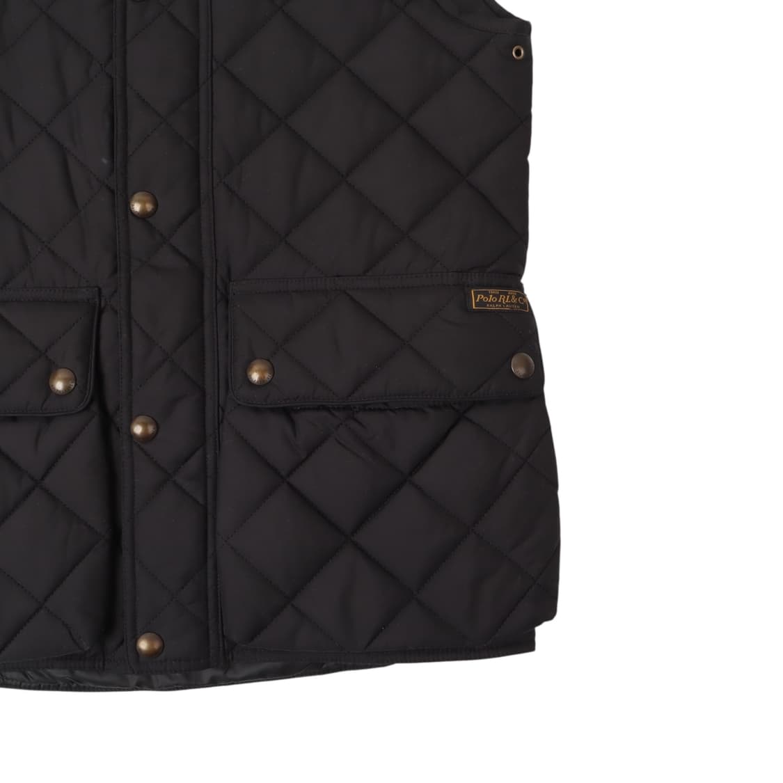 폴로 랄프로렌 블랙 코듀로이 퀄팅 베스트 상품이미지4