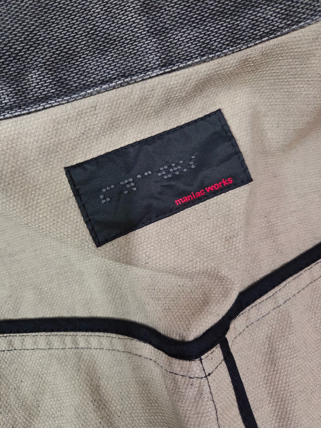 maniac works japan 원워싱 그레이 데님 디테일 재킷 상품이미지8