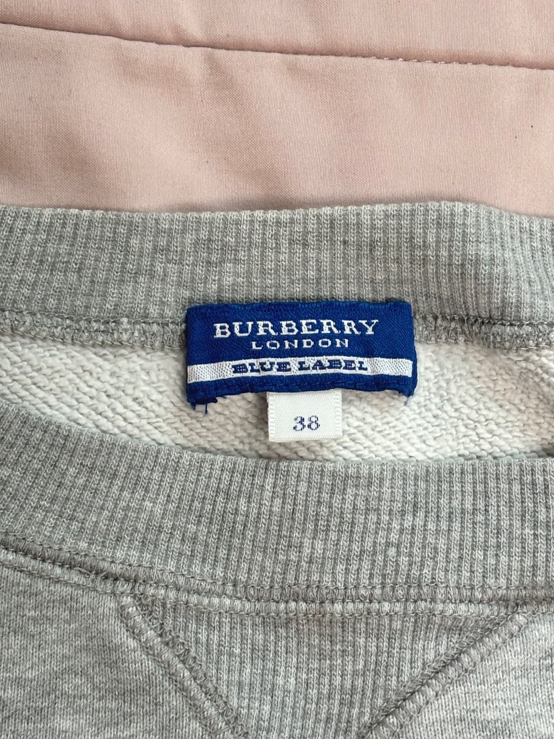 버버리 블루라벨 맨투맨 38사이즈 상품이미지2