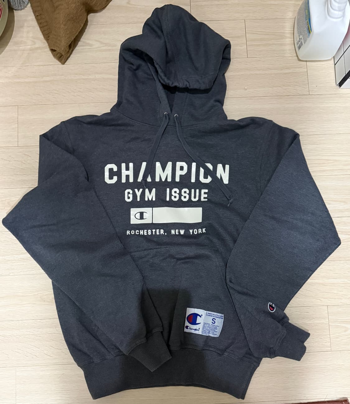 챔피온 후드 진그레이 S 상품이미지1