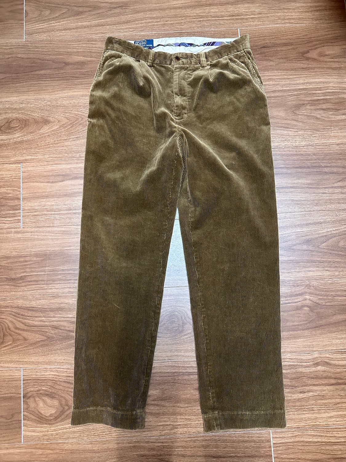 빈티지 폴로 코듀로이 팬츠 브라운 상품이미지1