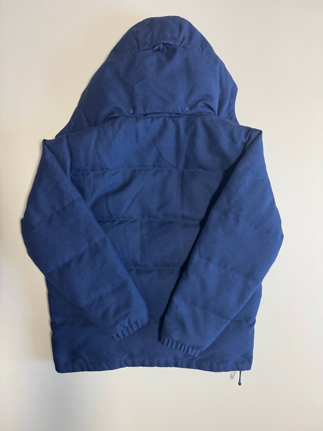 (105)아디다스 네이비 헤링본 후드 패딩 상품이미지2