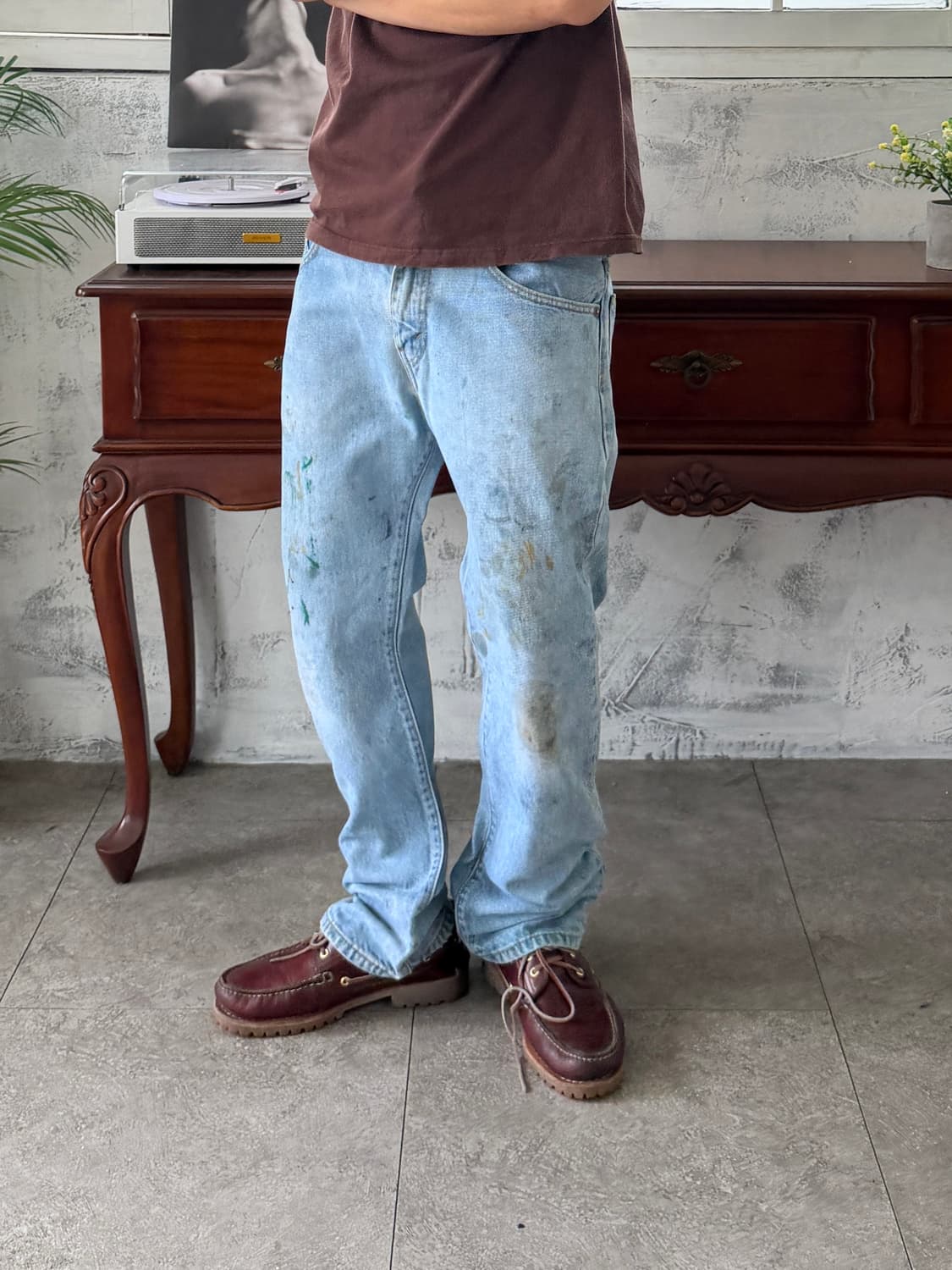 리바이스 517 부츠컷 페인팅 디테일 상품이미지6