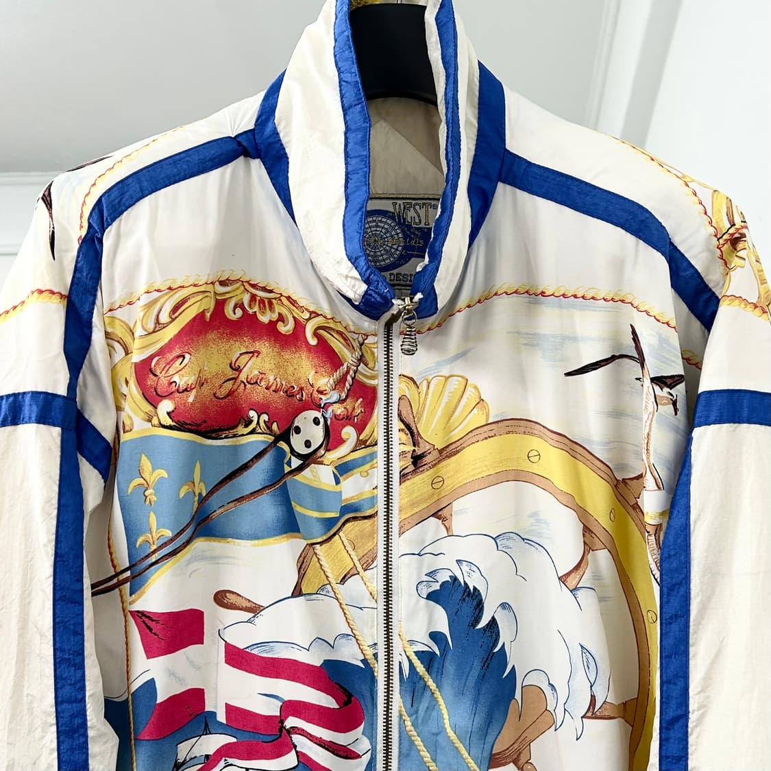 East West 패턴 나일론 자켓 상품이미지6