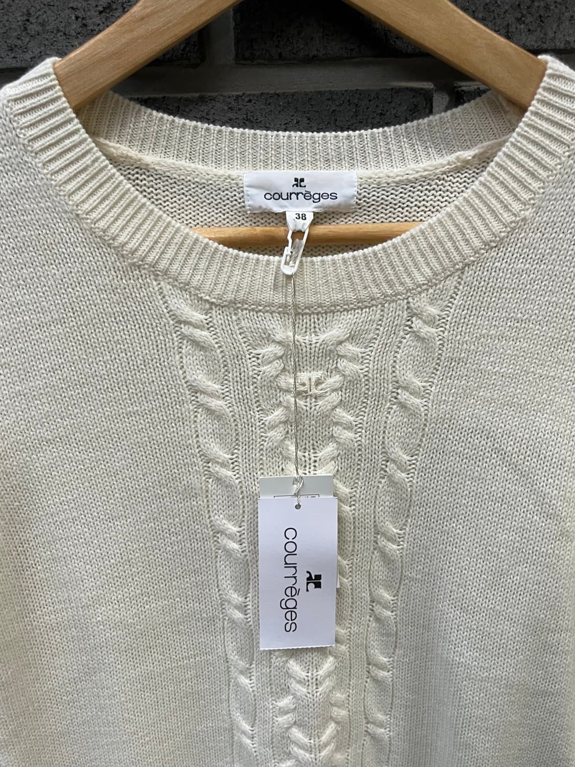 00s COURREGES 꾸레쥬 로고 롱슬리브 상품이미지6