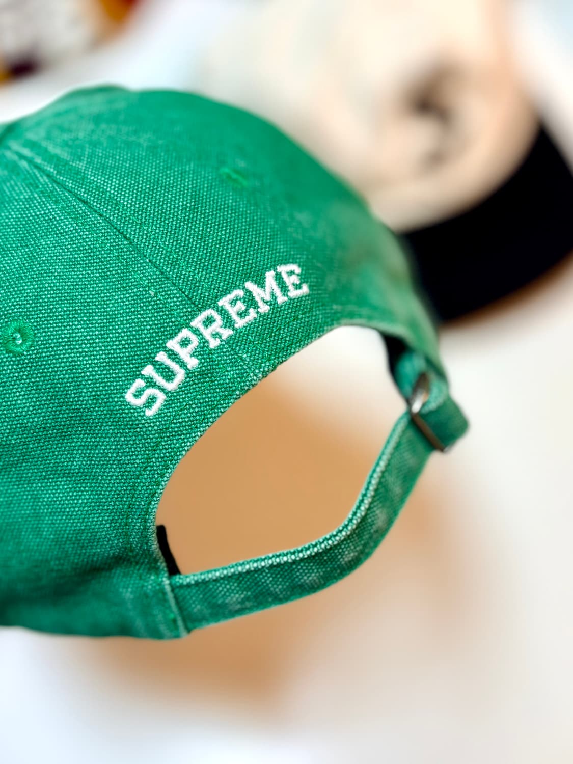 슈프림 피그먼트 S 로고 6-패널 그린 - 24FW 상품이미지5