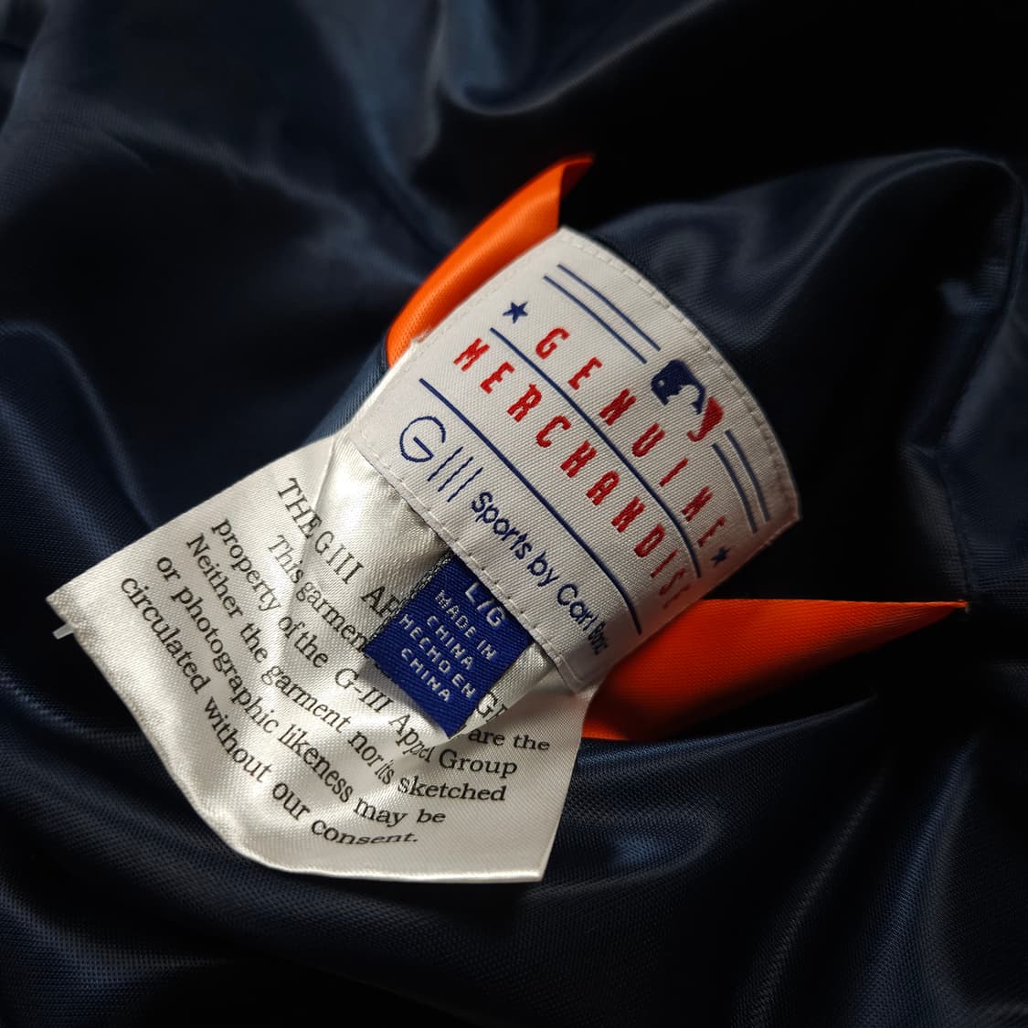 G-lll MLB 디트로이트 타이거즈 베이스볼 양면 바시티 자켓 (XL) 상품이미지6