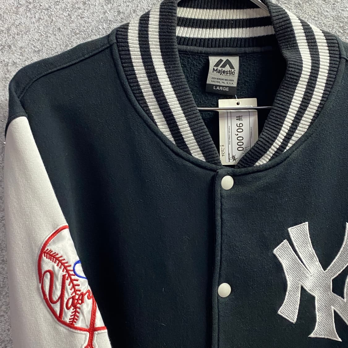 마제스틱 뉴욕 양키스 코튼 스타디움자켓 B2828 상품이미지3