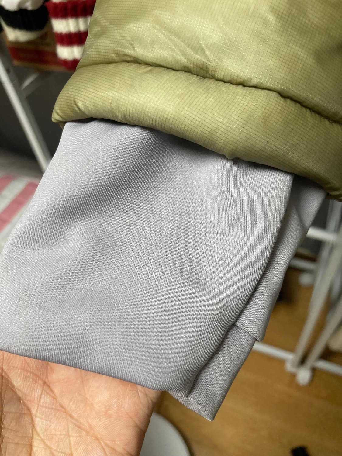 [3] 999휴머니티패딩 (카키)  상품이미지2