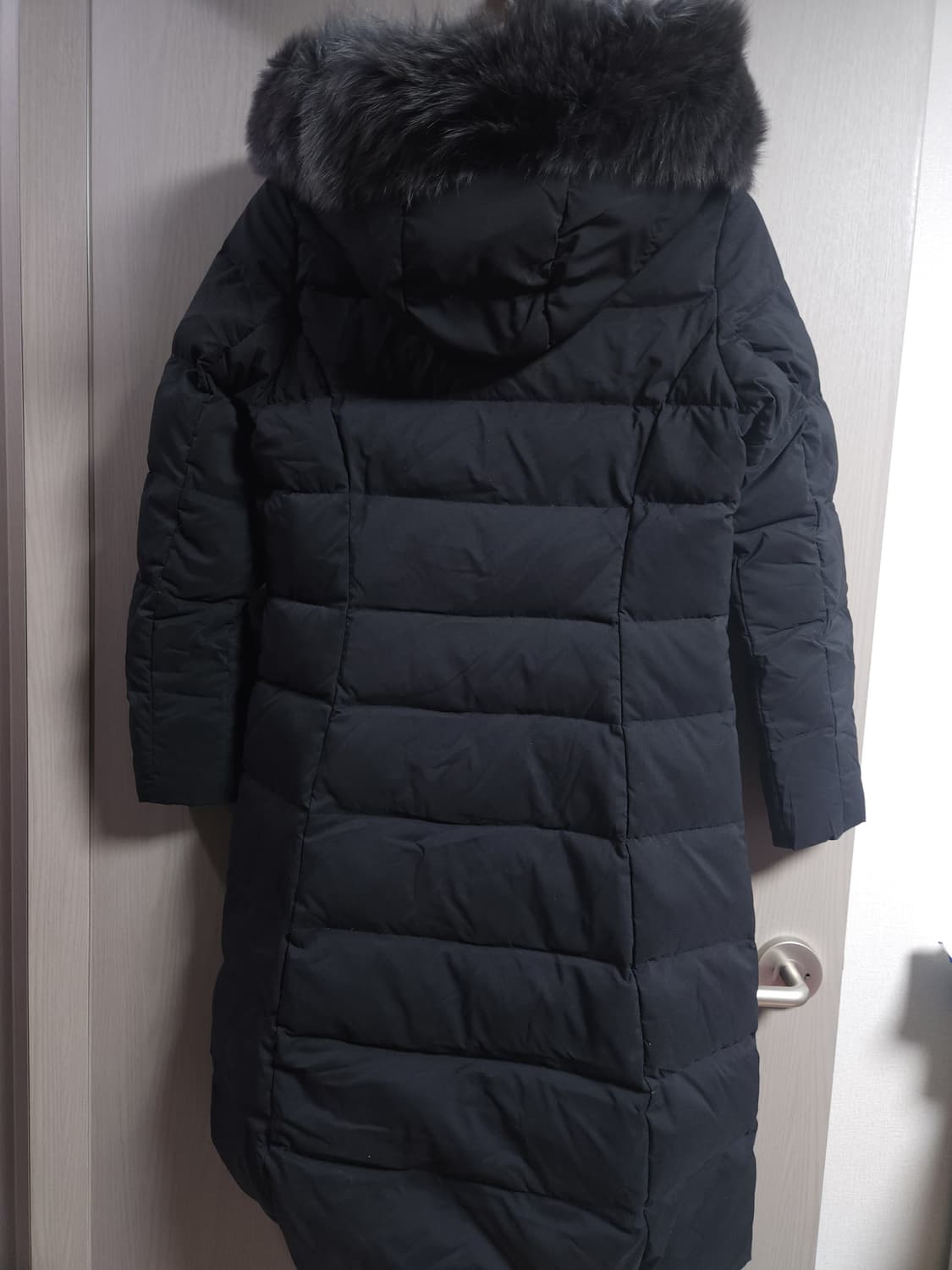 밀레 구스다운 롱패딩, M 상품이미지4