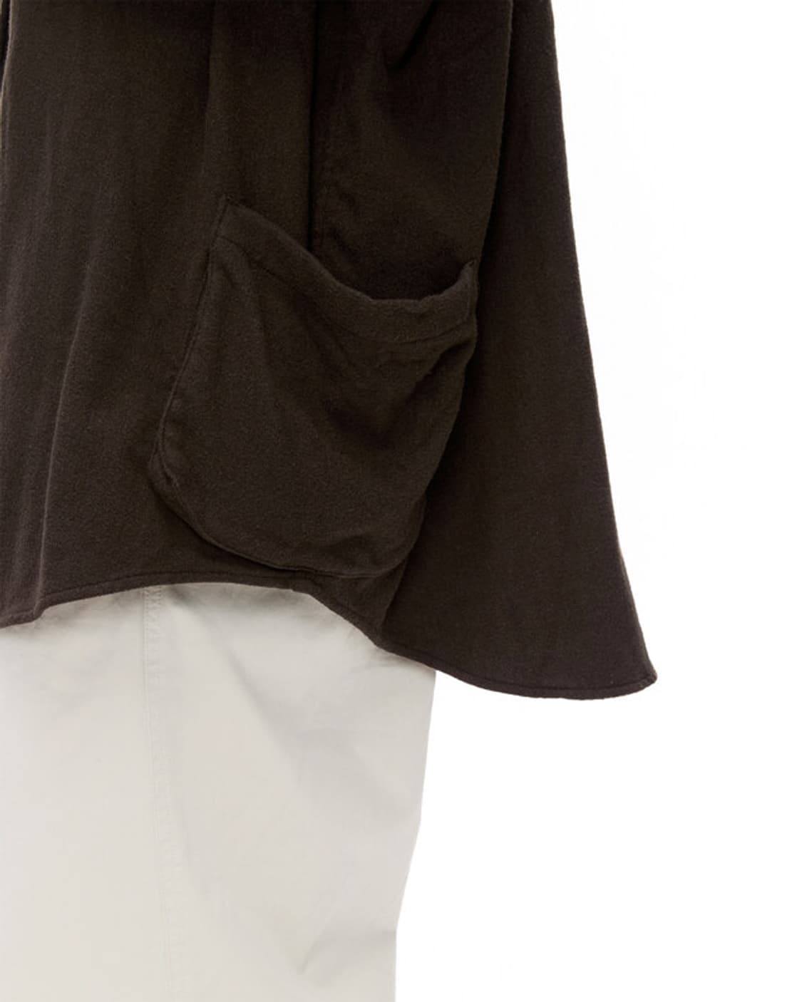 [4] 이얼즈어고 울 캐시미어 셔츠 자켓 브라운 상품이미지4