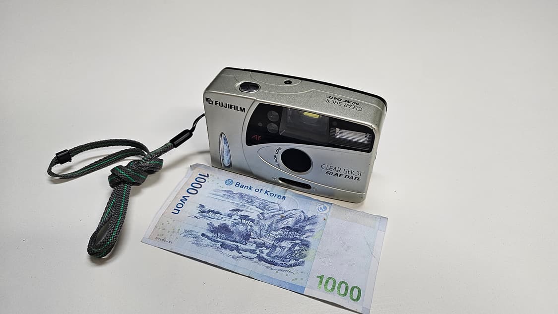 작례O 완벽한 P&S 후지필름 클리어샷 60af 필름카메라 빈티지 필카 상품이미지1