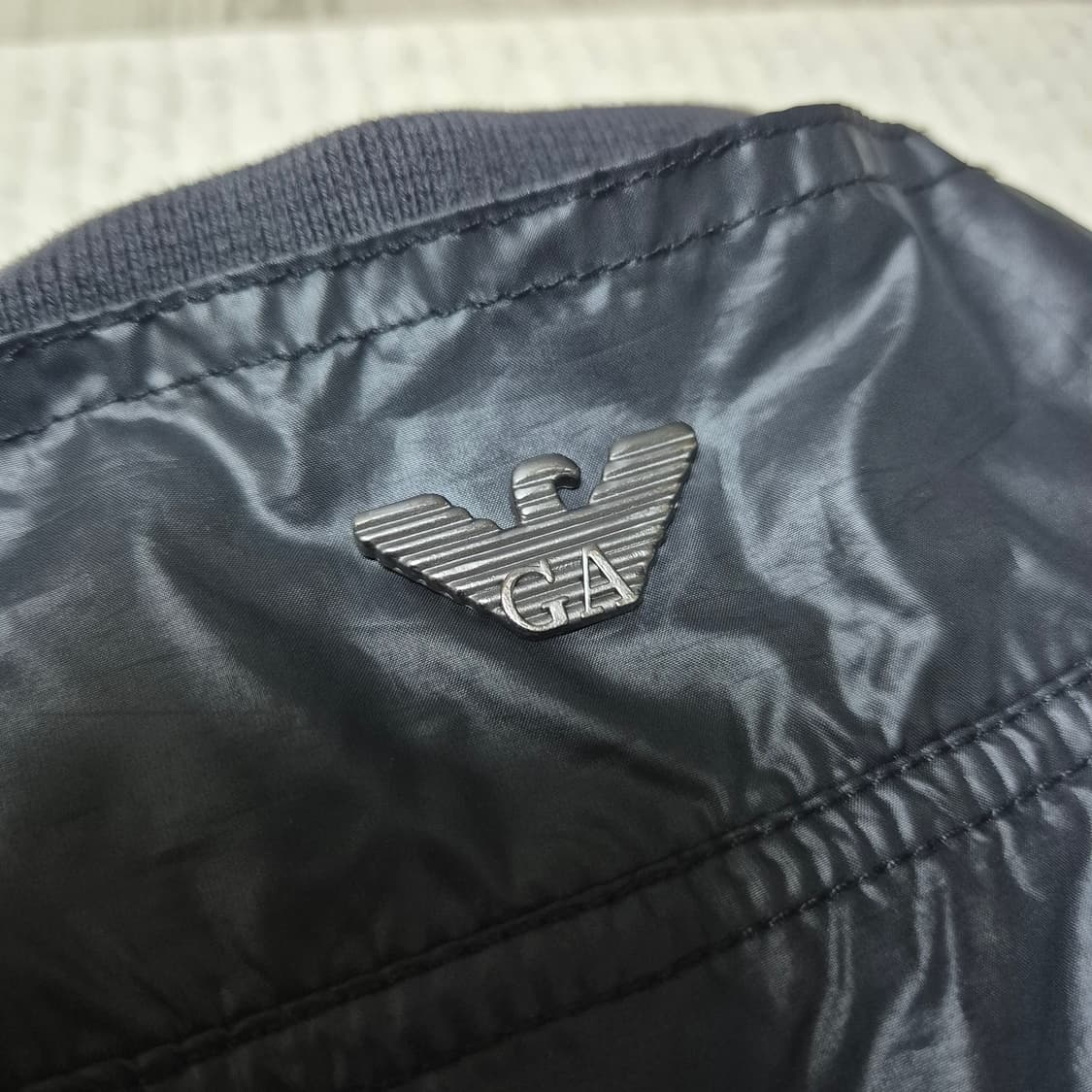 [올드명품🔥] 엠포리오 아르마니 화이트 라인 나일론 자켓 상품이미지7