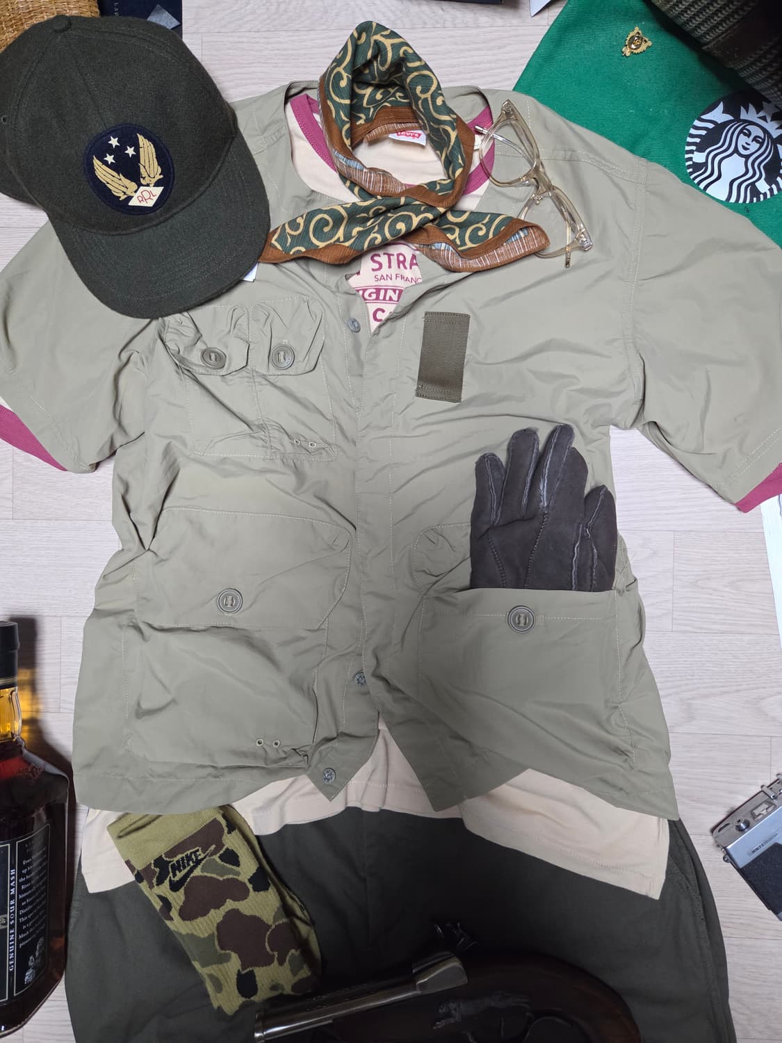 (새상품)PENFIELD USA 아웃도어 고프코어 퍼티그 반팔 셔츠 필드 상품이미지5