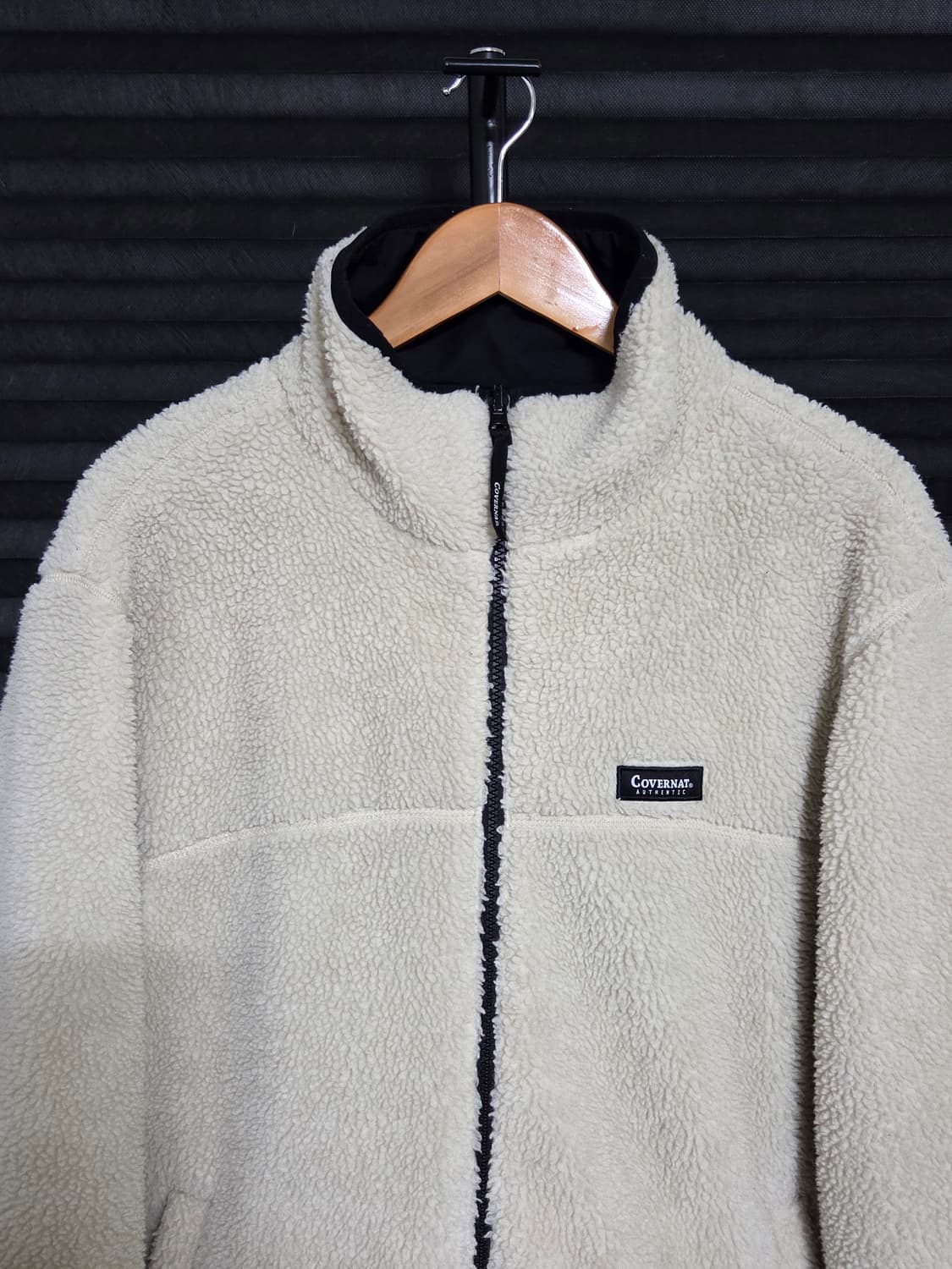 [커버낫] 빅로고 리버시블 플리스 자켓 | 00020 상품이미지2