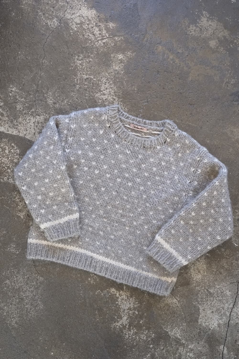 [JPN] 빈티지 오버핏 헤비울 니트 상품이미지1