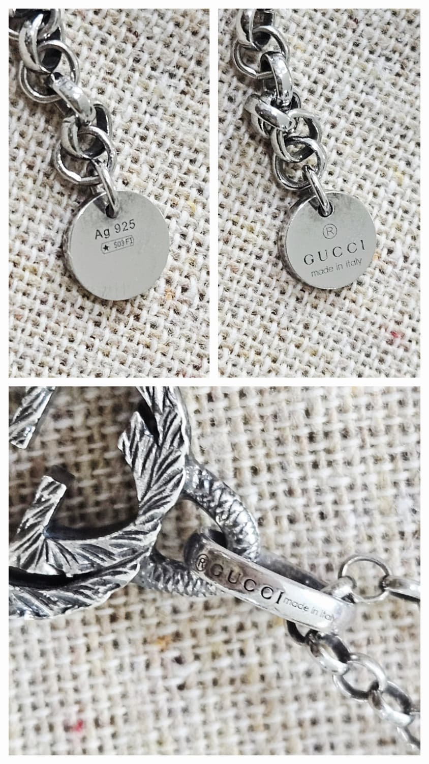 구찌 인터로킹 G 팬던트 목걸이 [정품] 상품이미지2